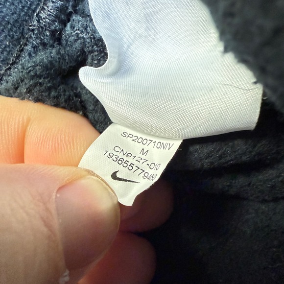 Nike Air Men Black Jogger Sweatpants Fleece‎ Lined Size Medium 30x30 - Picture 10 of 10